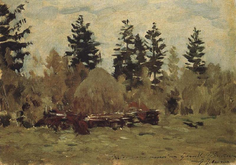 Levitan, Isaak Heuschober oil painting picture